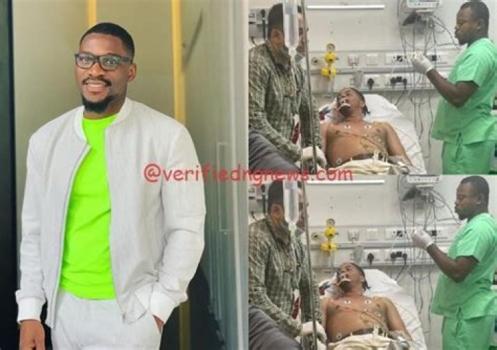 
BBNaija’s Tobi Bakre Releases Photo Of Rico Swavey On Life Support, Seeks Financial Support From Nigerians 